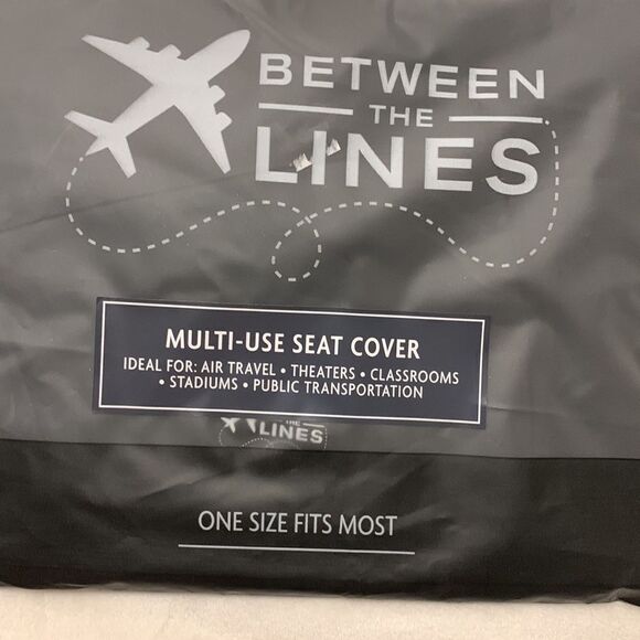 Between The Lines multi-use seat cover and airline tray cover. (Two piece set) - Picture 1 of 6